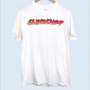 “SLINGSHOT” Vintage Look Graphic Tee Ride Shirt